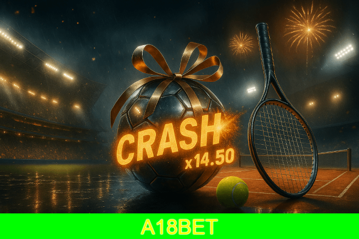 Jogue Crash e ganhe alto na A18BET!