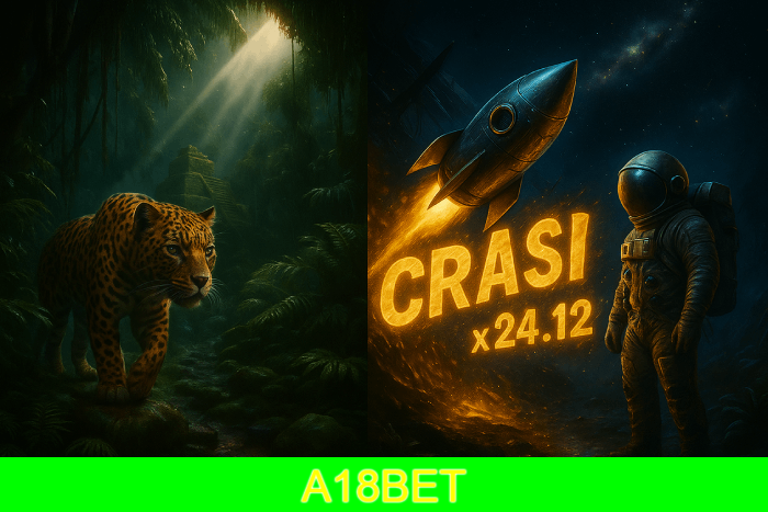 Viva o Crash da A18BET e ganhe com emoção!