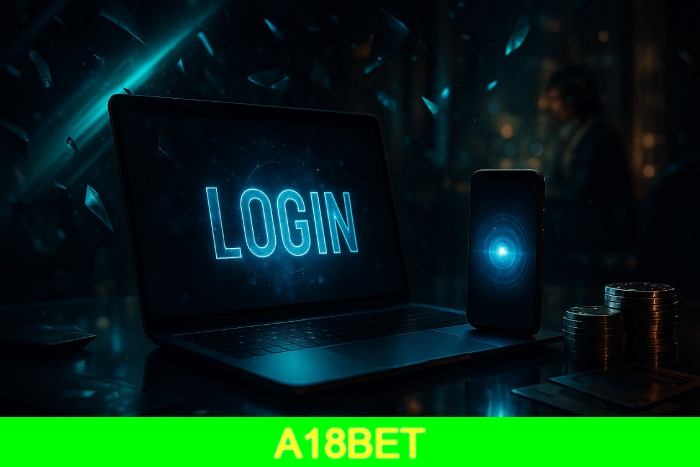 Figura 2 do login da A18BET